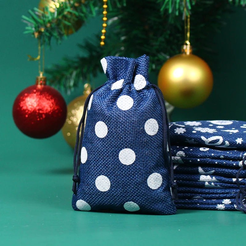 EARTHYSAC – 10 Stück Öko-Jutebeutel mit Kordelzug für handgemachte Geschenke 9