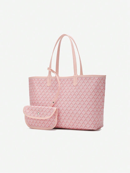 EASYTOTE – Lässige PVC-Umhängetasche für Frauen und Studenten 0
