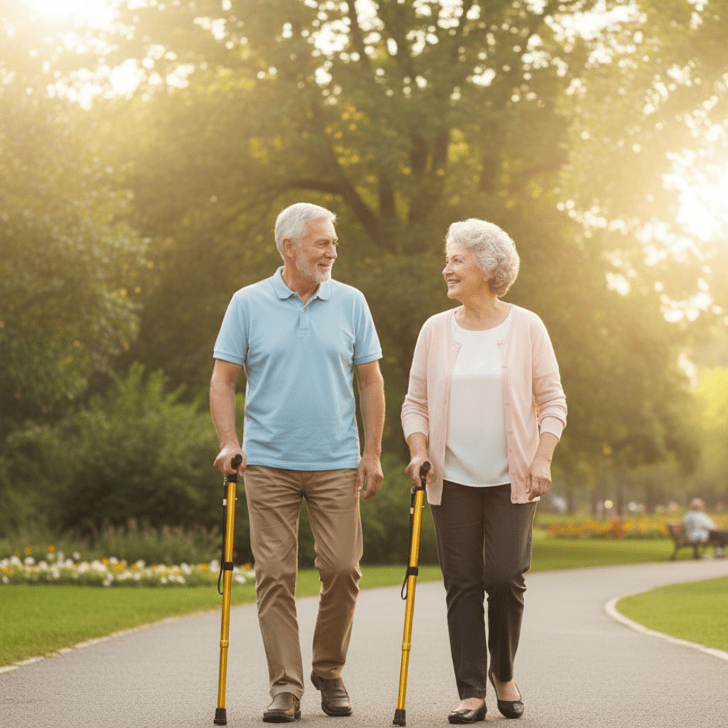EASYTREK – Leichter Aluminium-Wanderstock für Senioren 1