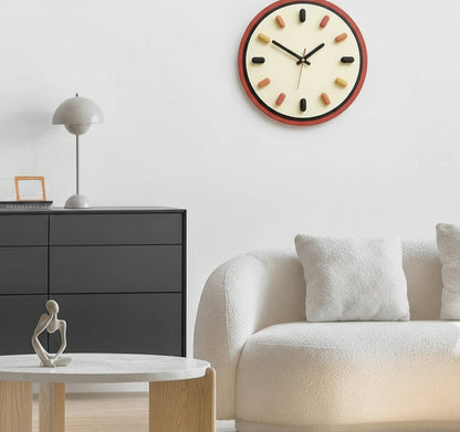 ECOCRAFT – Nordische 3D-Wanduhr mit geräuschlosem Sekundenzeiger 1