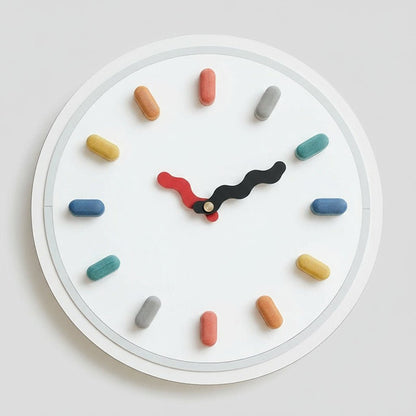 ECOCRAFT – Nordische 3D-Wanduhr mit geräuschlosem Sekundenzeiger 6