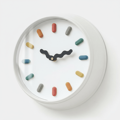 ECOCRAFT – Nordische 3D-Wanduhr mit geräuschlosem Sekundenzeiger 9