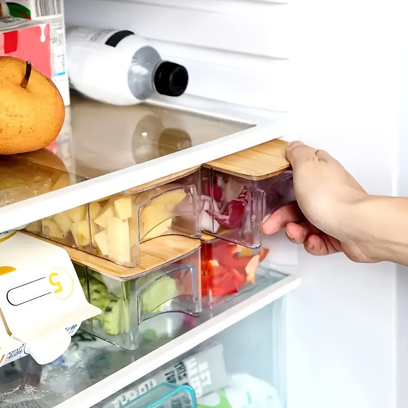 ECOCUT – Nachhaltiges Schneidebrett aus Bambus mit Klingensystem und Aufbewahrungsschalen 2