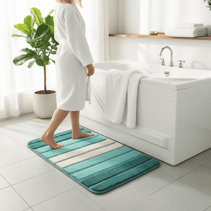ECOFLOOR – Rutschfeste Bio-Badematte für luxuriösen Badezimmerkomfort 1