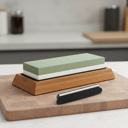 EDGEPERFECT – Diamant-Messerschärfer mit festem Winkel und Winkelführung 0