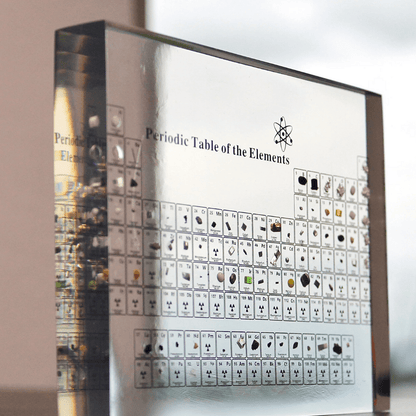 ELEMENTA – Beleuchtetes Periodensystem der Elemente mit 83 realen chemischen Elementen 4