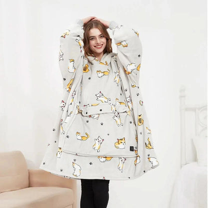 EMBERWEAR – USB-betriebener Heizdecken-Hoodie für wohlige Wärme 11