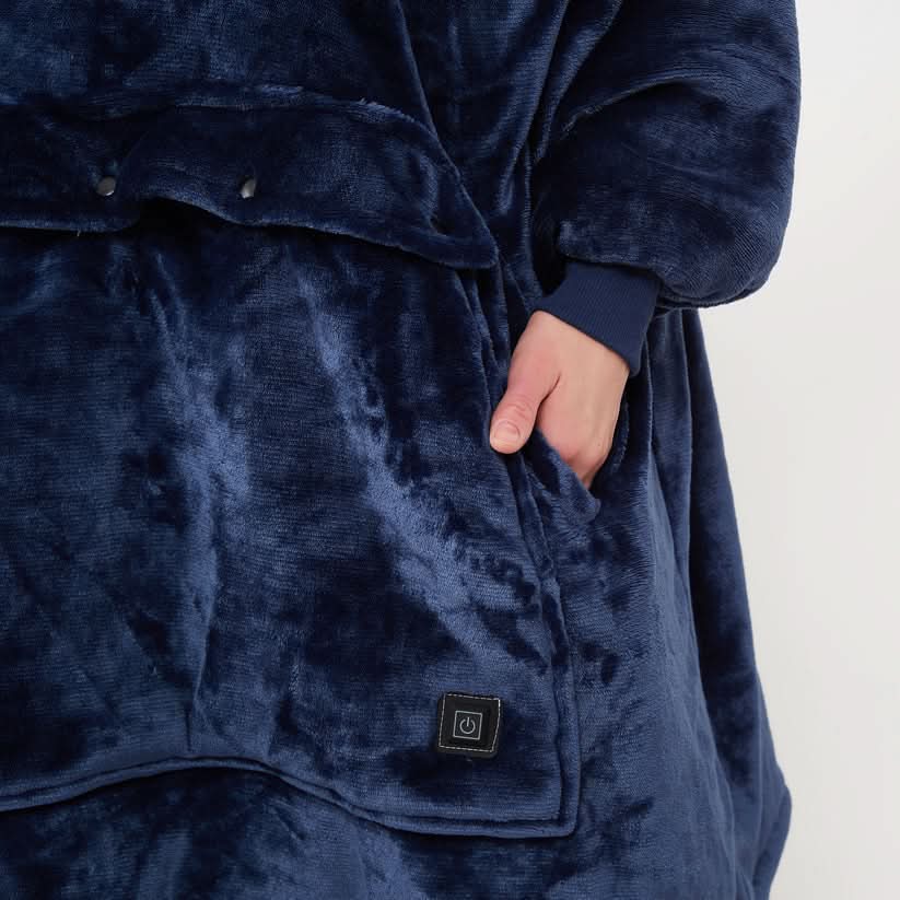 EMBERWEAR – USB-betriebener Heizdecken-Hoodie für wohlige Wärme 3