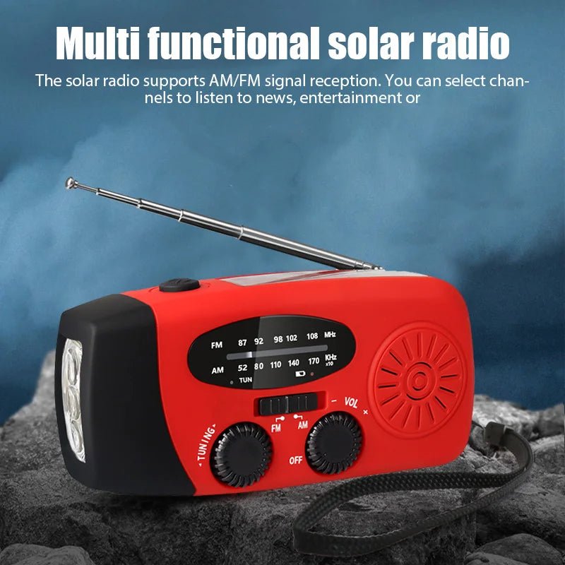 EMERGRADIO – Multifunktionales Notfallradio mit Powerbank, Taschenlampe und Wetterwarnungen 4