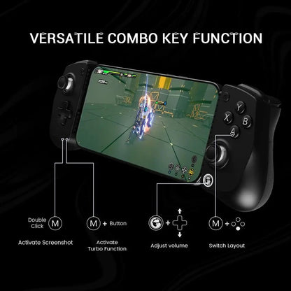 ERGOGAME – X5 Lite Mobile Controller mit Hall-Effekt-Joystick und ergonomischem Griff 6