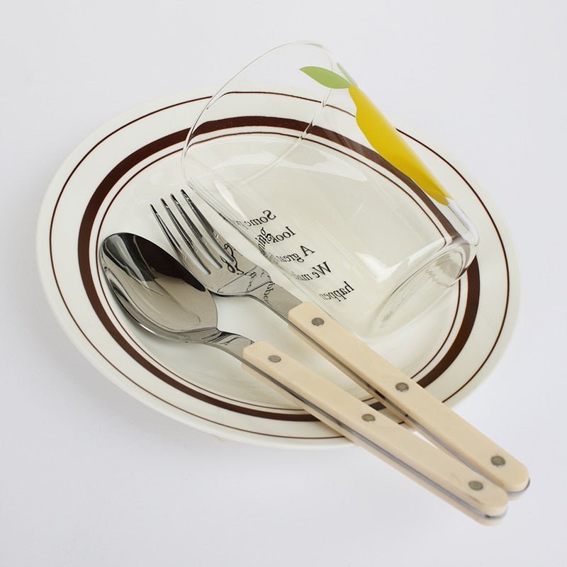 ETERNISERVE – 24-teiliges graviertes Edelstahl-Besteckset für 6 Personen 7