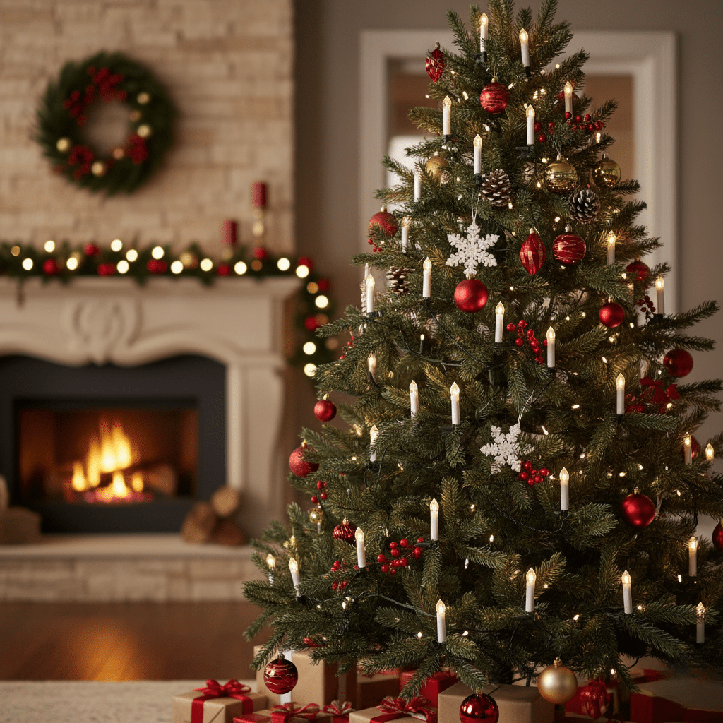 EVERGLOW – Flammenlose LED-Weihnachtskerzen mit sanftem Flackerlicht 1