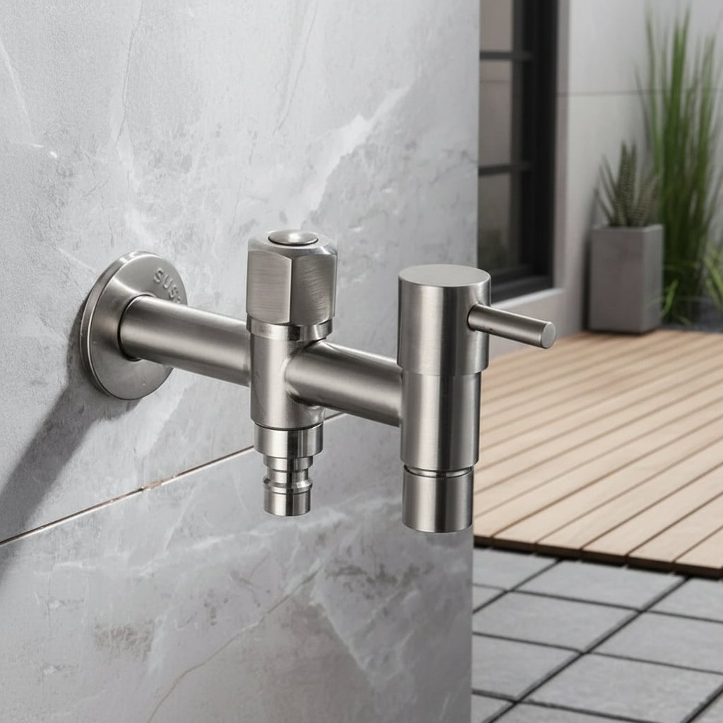 GARDENPRO – Grifo exterior de acero inoxidable premium