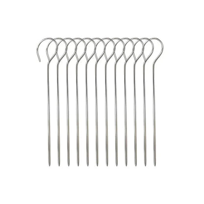 Edelstahl Grill für Luftfritteuse - Runder Grill für Spieße, 16 x 10 cm 6