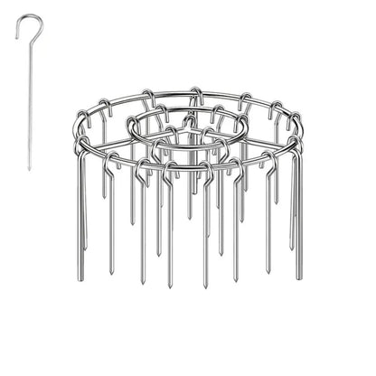 Edelstahl Grill für Luftfritteuse - Runder Grill für Spieße, 16 x 10 cm 7