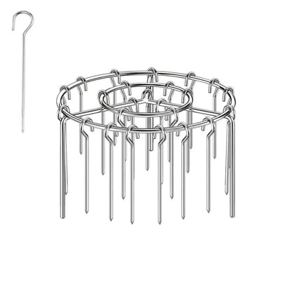 Edelstahl Grill für Luftfritteuse - Runder Grill für Spieße, 16 x 10 cm 9
