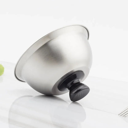 PanShield – stainless steel lid for even cooking & melting