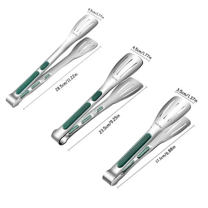 HandyTongs – Non-slip stainless steel tongs for meat, salad & bread