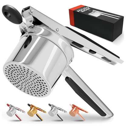 Edelstahl Kartoffelstampfer - Hochwertiger Kartoffelstampfer für cremiges Püree, 15 Unzen, Spülmaschinenfest, Ergonomisches Design 5