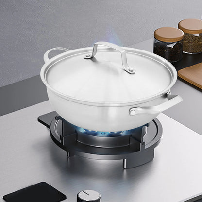 SmartBoil – Casserole universelle en acier inoxydable avec couvercle pour tous types de cuisinières