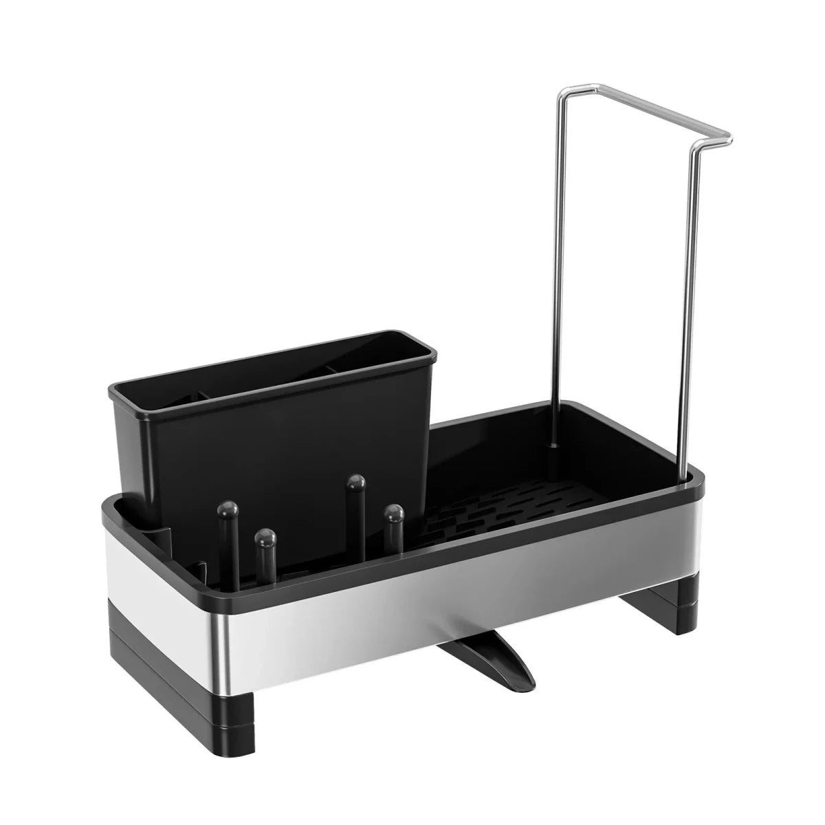 Edelstahl Küchenregal Wand - Platzsparendes Regal Für Geschirrtücher und Schwämme 4