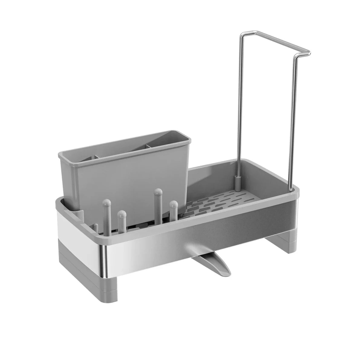 Edelstahl Küchenregal Wand - Platzsparendes Regal Für Geschirrtücher und Schwämme 5