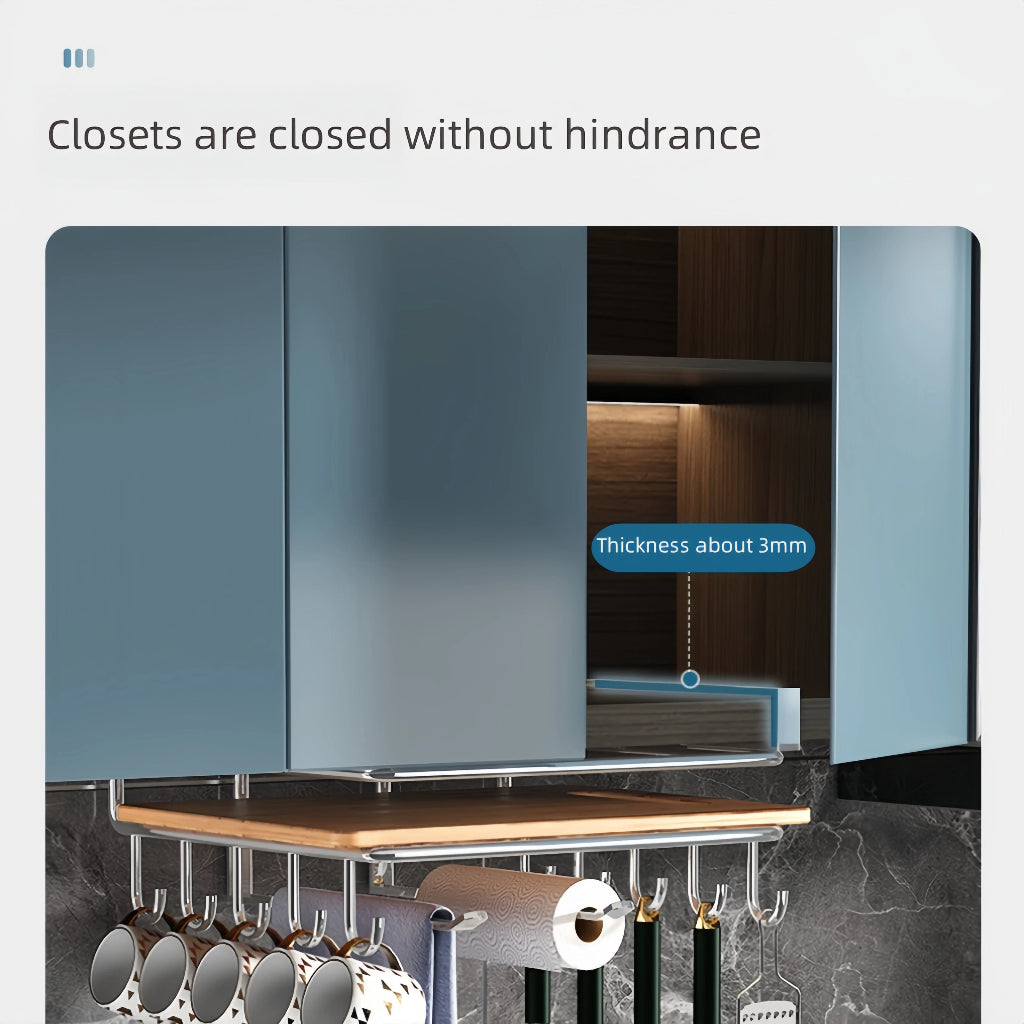 Edelstahl Küchenregal Wand – Platzsparendes Regal Für Küche Mit Haken 2