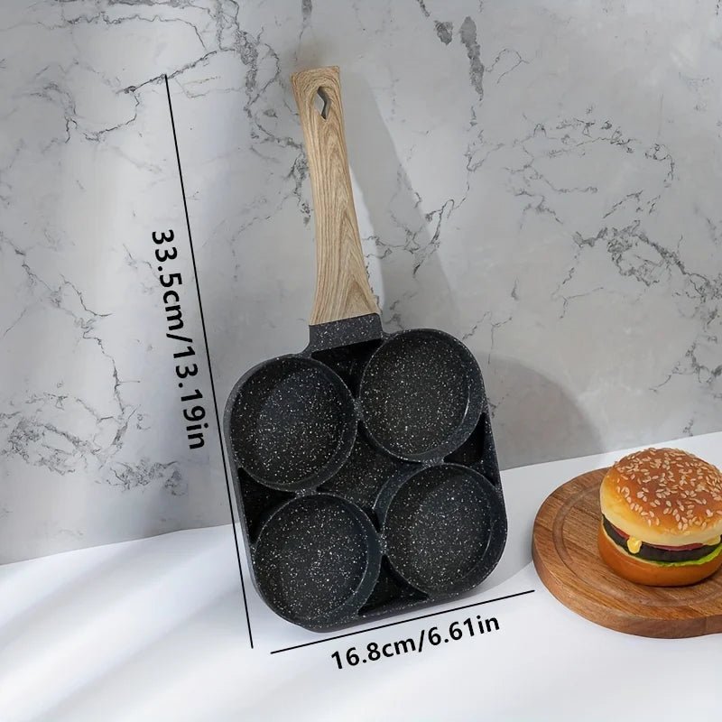 OVELLETTE – Versatile 4-Hole Omelette Pan for Quick Breakfast