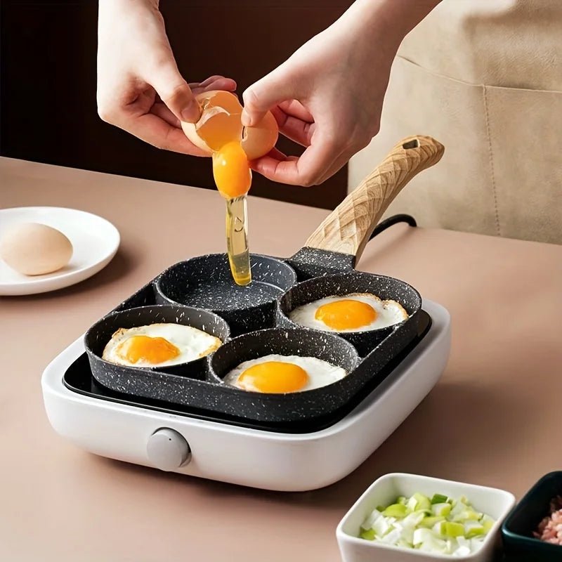 OVELLETTE – Versatile 4-Hole Omelette Pan for Quick Breakfast