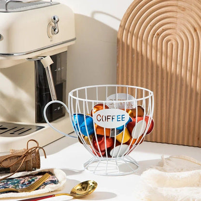 PODHAVEN – Compact decoratief rek voor koffiecapsules & snoepgoed