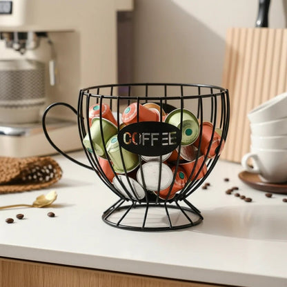 PODHAVEN – Compact decoratief rek voor koffiecapsules & snoepgoed