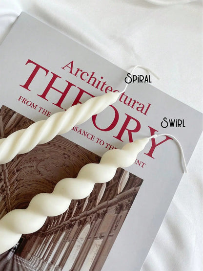 SOYTWIST – Elegante gedraaide stompkaarsen van sojawas voor een zachte sfeer