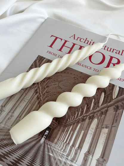 SOYTWIST – Elegante gedraaide stompkaarsen van sojawas voor een zachte sfeer