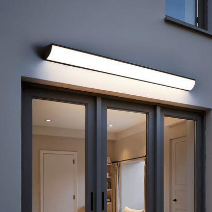Elegante Außenwandleuchte IP65 Edelstahl mit LED für Garten und Terrasse 0