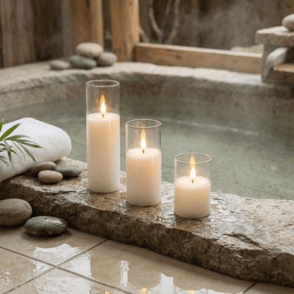 Elegante Flammenlose LED-Kerzen im 9er-Set mit Realistischem Flackern 2