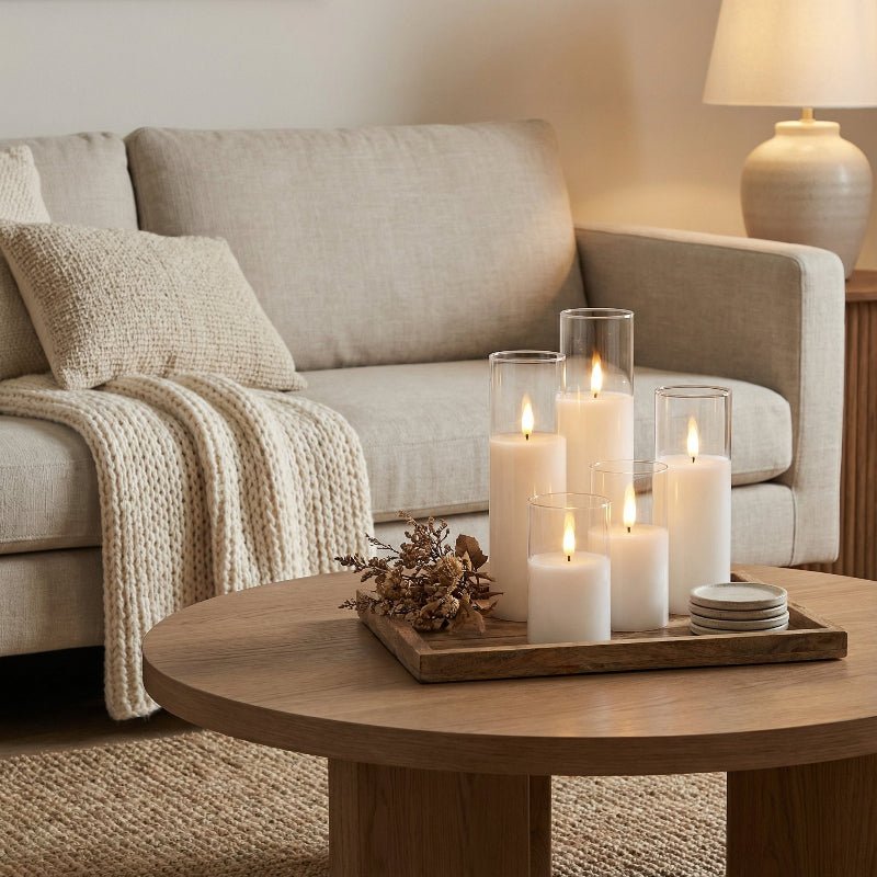 Elegante Flammenlose LED-Kerzen im 9er-Set mit Realistischem Flackern 3