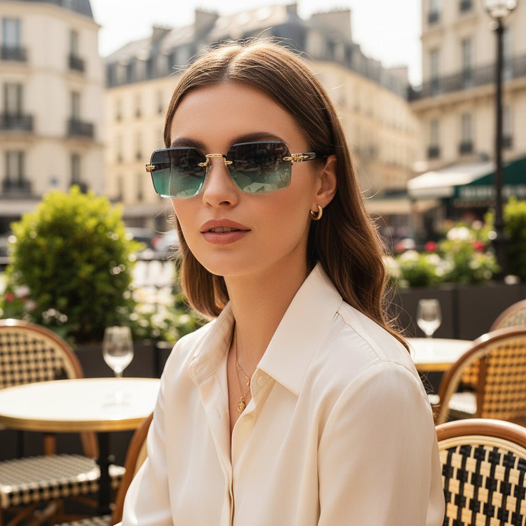Elegante Herrenbrille Randlos – Minimalistisches Design, Leicht und Bequem 0