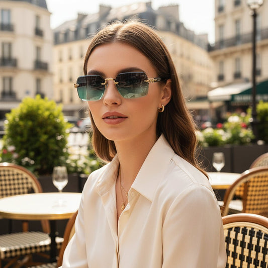 Elegante Herrenbrille Randlos – Minimalistisches Design, Leicht und Bequem 0