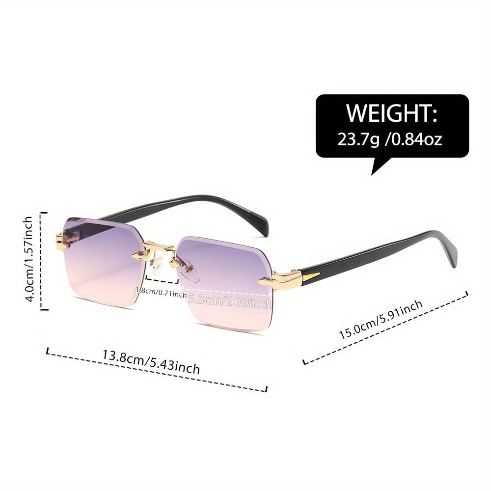 Elegante Herrenbrille Randlos – Minimalistisches Design, Leicht und Bequem 2
