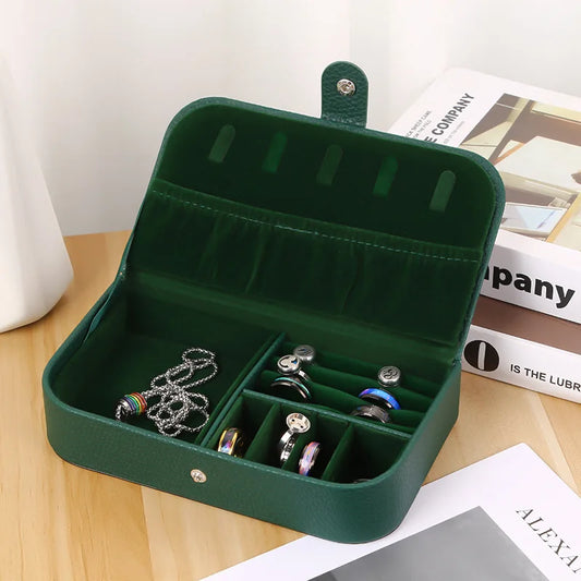 Velouré – Mini Jewelry Box made of Velour, Compact & Stylish