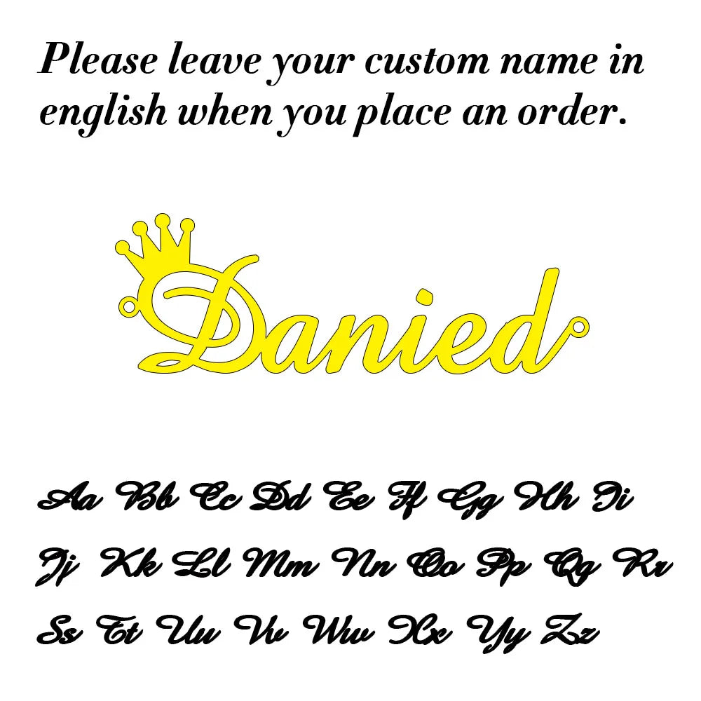 NOMELIA – Personalized Name Necklace made of Stainless Steel for Women