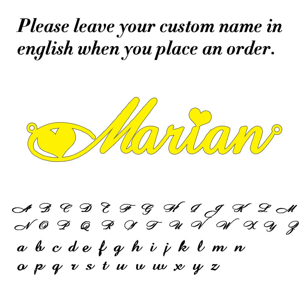 NOMELIA – Personalized Name Necklace made of Stainless Steel for Women
