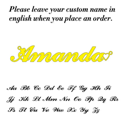 NOMELIA – Personalized Name Necklace made of Stainless Steel for Women