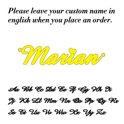 NOMELIA – Personalized Name Necklace made of Stainless Steel for Women