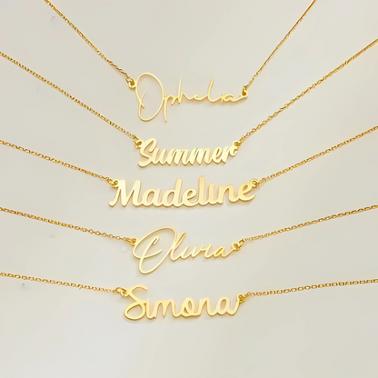 NOMELIA – Personalized Name Necklace made of Stainless Steel for Women