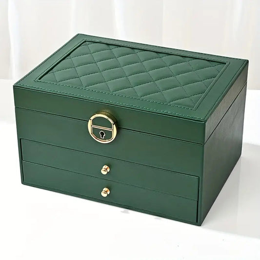 LUXE JEWEL - Elegant leather jewellery box for stylish storage