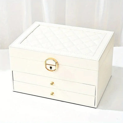 LUXE JEWEL - Elegant leather jewellery box for stylish storage