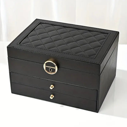 LUXE JEWEL - Elegant leather jewellery box for stylish storage