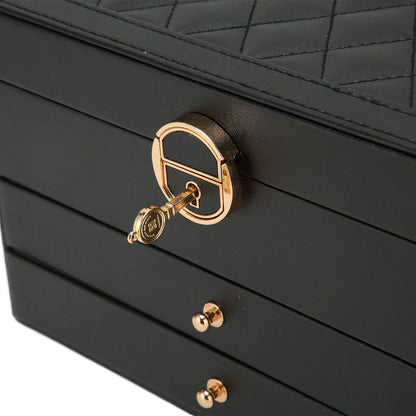 LUXE JEWEL - Elegant leather jewellery box for stylish storage