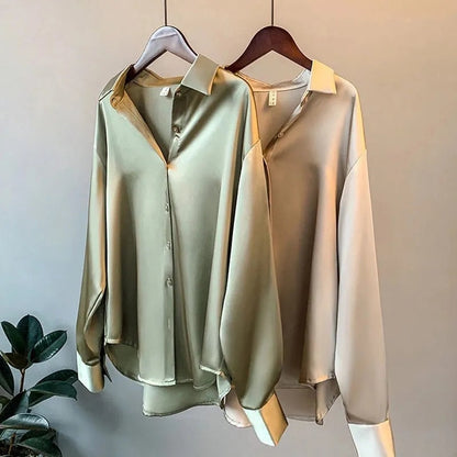 MYRA BLOUSE - Elegant silk blouse for women in a luxurious design